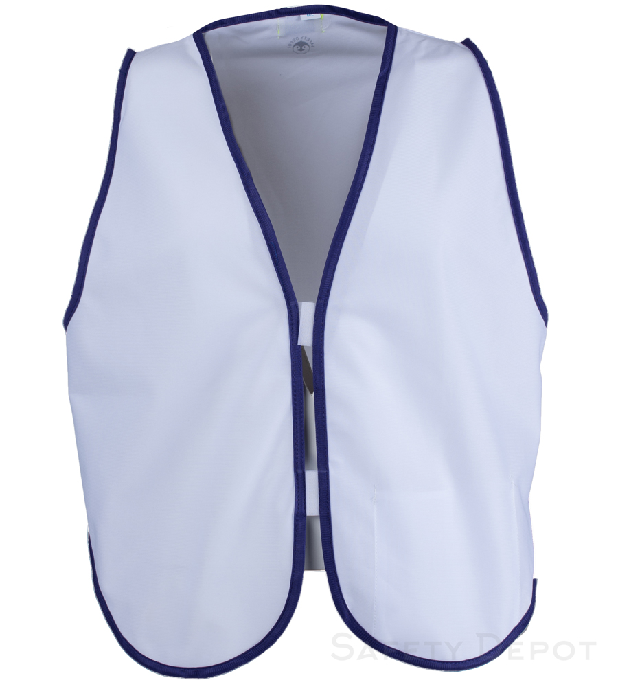 LD800WT White Womens' Safety Vest